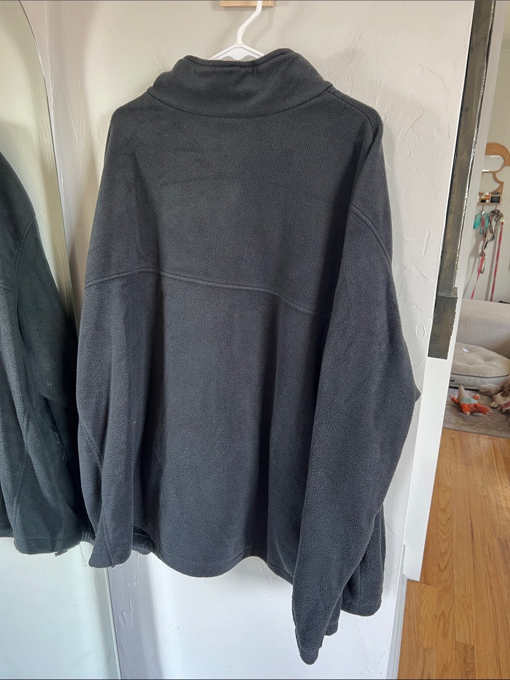 Columbia Men's Dark Charcoal Full-Zip Fleece Jacket - Picture 3 of 3